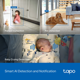 TP-Link TAPO C260 8MP Pan/Tilt Camera | Klikk Malta