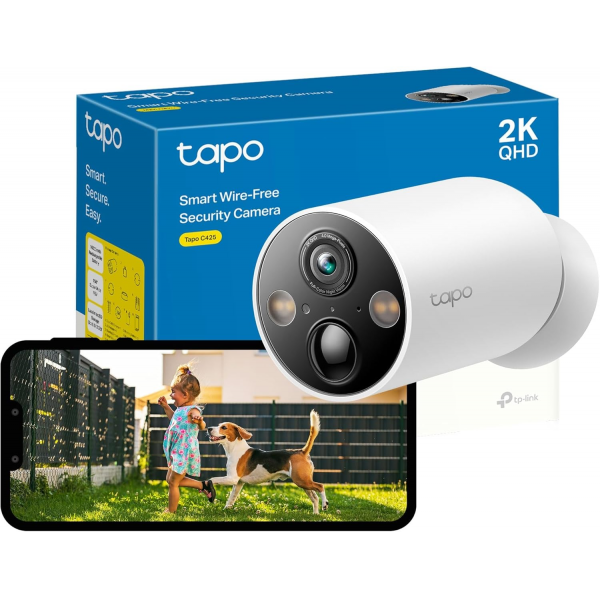 TP-Link TAPO C425 2K QHD Wire Free Outdoor ... | Klikk Malta