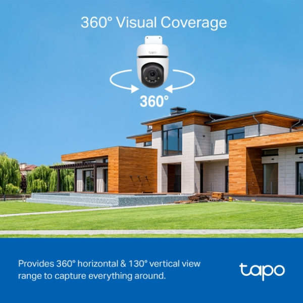 TP-Link TAPO C510W 2K Pan & Tilt Outdoor Ca... | Klikk Malta