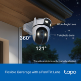 TP-Link TAPO C545D Dual 2K 3MP Outdoor Camera | Klikk Malta
