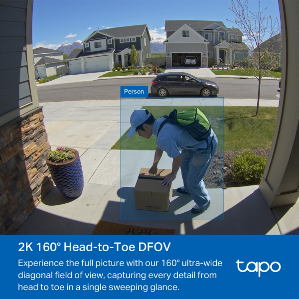 TP-Link TAPO D210 Battery Video Doorbell | Klikk Malta