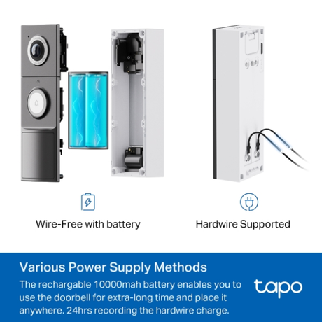 TP-Link Tapo D235 Battery Video Doorbell | Klikk Malta