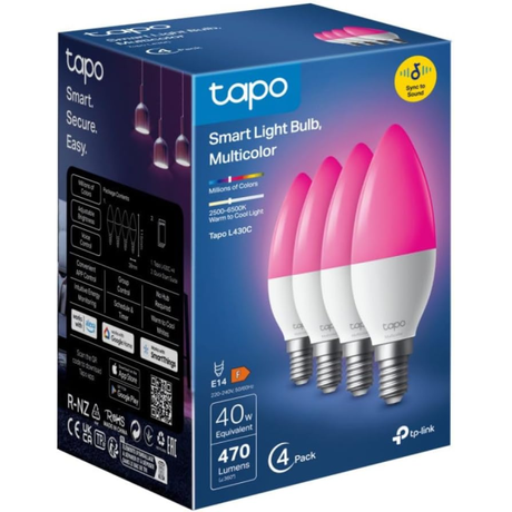 TP-Link Tapo L430C (E14) Smart Wi-Fi Candle... | Klikk Malta