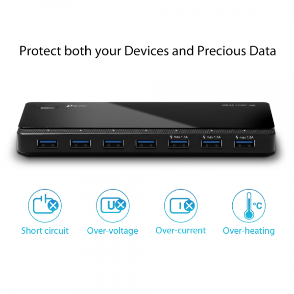 TP-Link UH700 7-port USB 3.0 Hub | Klikk Malta