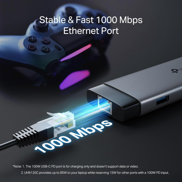 TP-Link UH9120C 9-in-1 USB-C Hub (HDMI 2xUS... | Klikk Malta