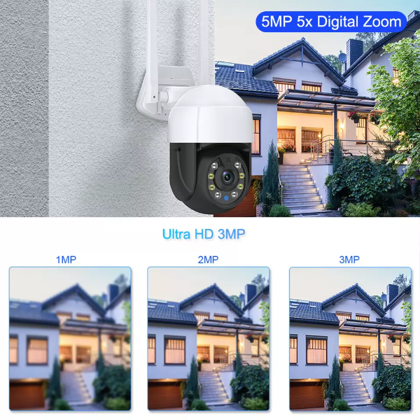 Tuya Pan / Tilt 5MP Outdoor Wi-Fi Cloud Cam... | Klikk Malta