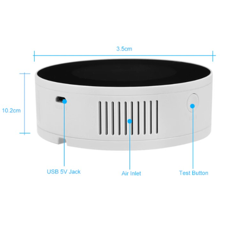 Tuya Smart Wi-Fi Gas Detector with LCD Display | Klikk Malta