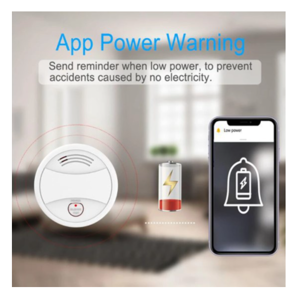 Tuya Smart Wi-Fi Photoelectric Smoke Detector | Klikk Malta