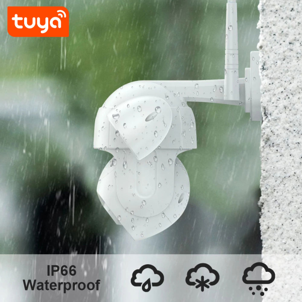 Tuya 2K WiFi PTZ Floodlight Camera 3MP | Klikk Malta
