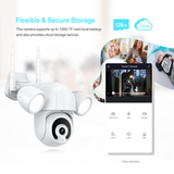 Tuya 2K WiFi PTZ Floodlight Camera 3MP | Klikk Malta