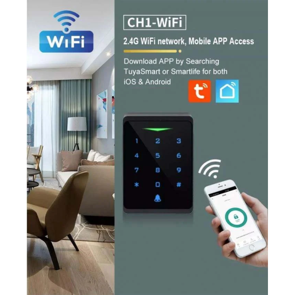 Tuya Smart Wi-Fi Outdoor Access Control w/ PSU | Klikk Malta