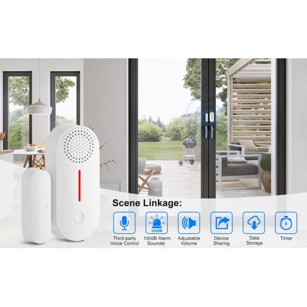 Tuya Smart Window & Door Sensor with Built-... | Klikk Malta