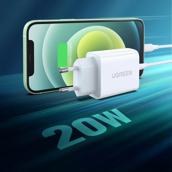 UGREEN 20W Fast Charging EU Plug USB-C Char... | Klikk Malta