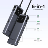 UGREEN 6-in-1 USB-C to 2xUSB-A/2xUSB-C 3.2/... | Klikk Malta