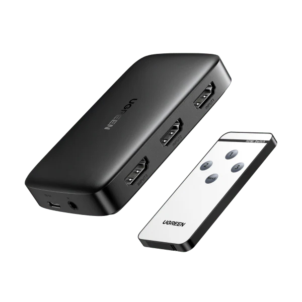 UGREEN HDMI 3-port (3 in 1 Out) Switch with... | Klikk Malta