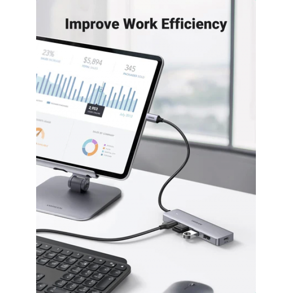 UGREEN USB-C To 4-Port USB 3.0 Hub | Klikk Malta