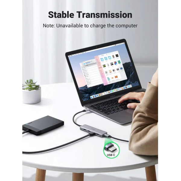 UGREEN USB-C To 4-Port USB 3.0 Hub | Klikk Malta