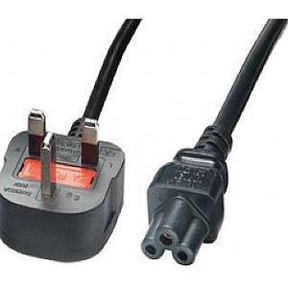 UK Plug to Laptop IEC Power Cable 1.8m | Klikk Malta