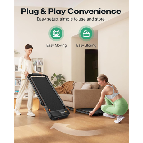 Urevo Strol 2E Smart 2-in-1 Treadmill Black | Klikk Malta
