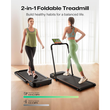 Urevo Strol 2E Smart 2-in-1 Treadmill Black | Klikk Malta