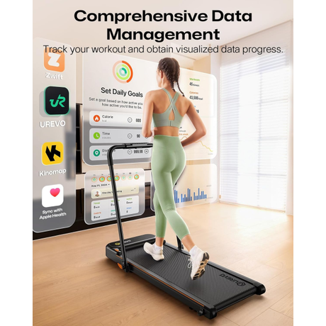 Urevo Strol 2E Smart 2-in-1 Treadmill Black | Klikk Malta