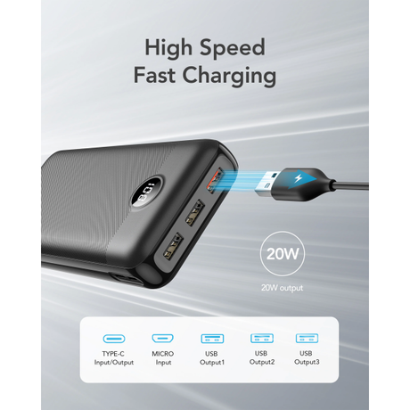 Veger L30 30,000mAh Power Bank 20W | Klikk Malta