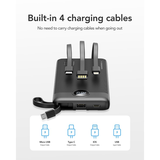Veger C10 10,000mAh Power Bank 10W w/Cables | Klikk Malta