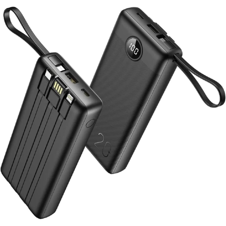 Veger C20 20,000mAh Power Bank 10W w/Cables | Klikk Malta