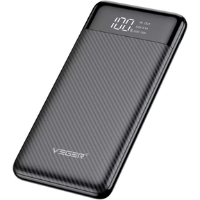 Veger L11 10,000mAh Power Bank 10W Black | Klikk Malta