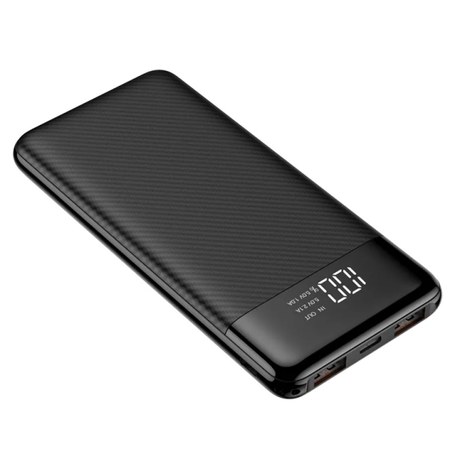 Veger L11 10,000mAh Power Bank 10W Black | Klikk Malta