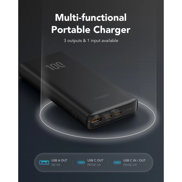 Veger T100 100W 20,000mAh Portable Power Ba... | Klikk Malta
