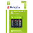 Verbatim Alkaline 4 Pack AAA Rechargeable B... | Klikk Malta