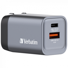 Verbatim GNC-35 35W 2-Port GaN Charger | Klikk Malta
