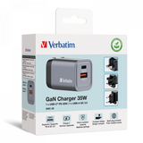 Verbatim GNC-35 35W 2-Port GaN Charger | Klikk Malta