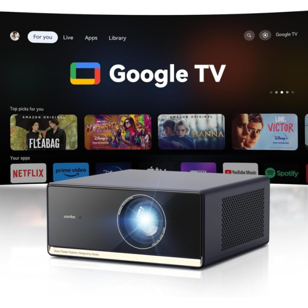 Wanbo X5 Pro New Full HD Google TV Projector | Klikk Malta