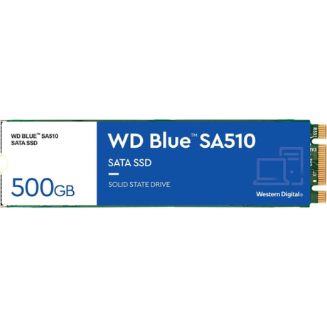 Western Digital Blue SA510 500GB SATA M.2 SSD | Klikk Malta