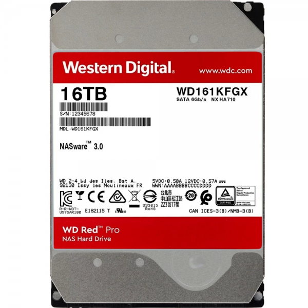 Western Digital Red Pro 16TB NAS SATA III D... | Klikk Malta