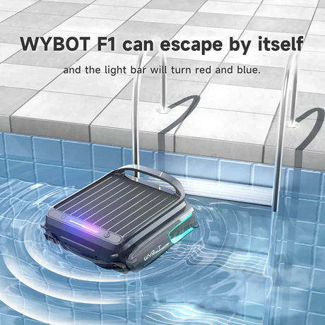 Wybot F1 Pool Robot Vaccum Cleaner with Sol... | Klikk Malta