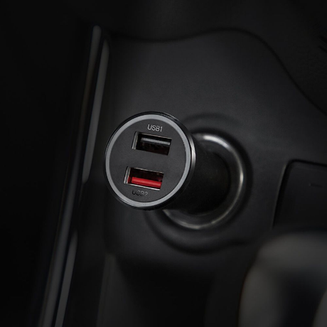 Xiaomi Mi 37W 2-Port Car Charger Black | Klikk Malta