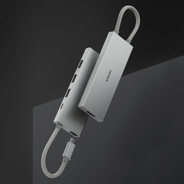 Xiaomi 5-in-1 Type-C Hub Silver | Klikk Malta