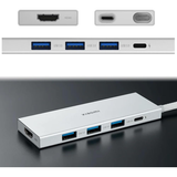 Xiaomi 5-in-1 Type-C Hub Silver | Klikk Malta
