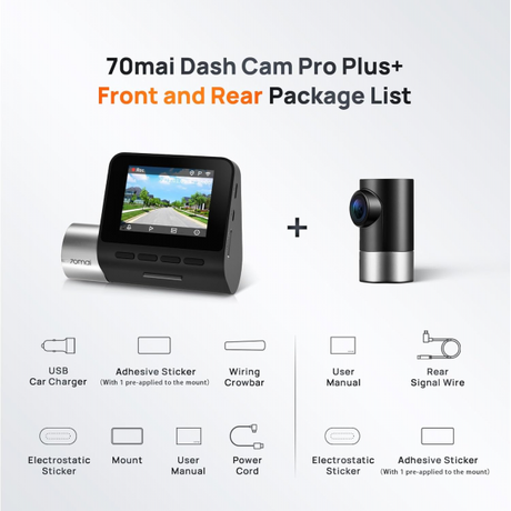 Xiaomi 70mai A510 Dash Cam 5MP 140° GPS Fro... | Klikk Malta