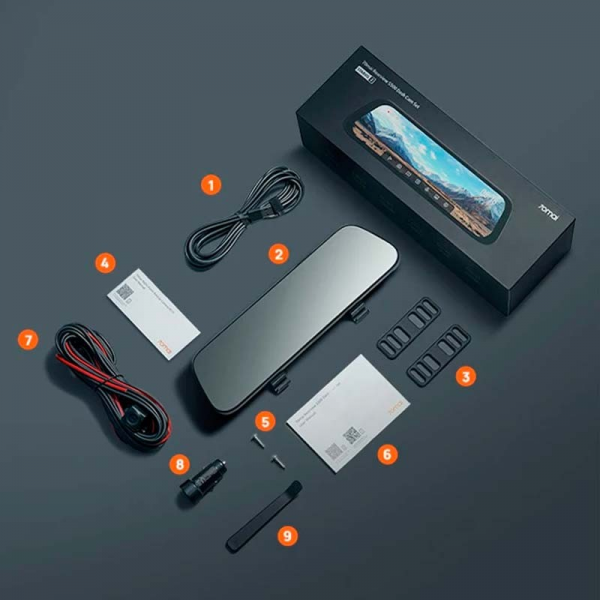 Xiaomi 70mai S500 Rearview Dash Cam 9.35 in... | Klikk Malta