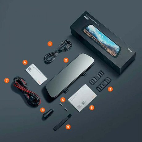 Xiaomi 70mai S500 Rearview Dash Cam 9.35 in... | Klikk Malta