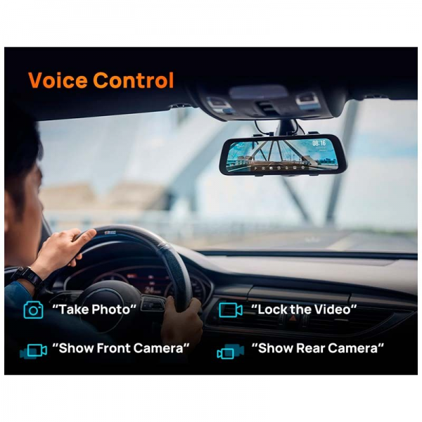 Xiaomi 70mai S500 Rearview Dash Cam 9.35 in... | Klikk Malta
