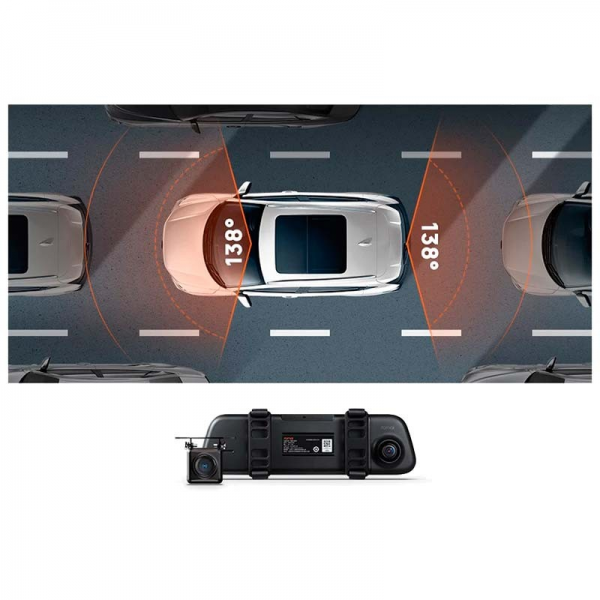 Xiaomi 70mai S500 Rearview Dash Cam 9.35 in... | Klikk Malta