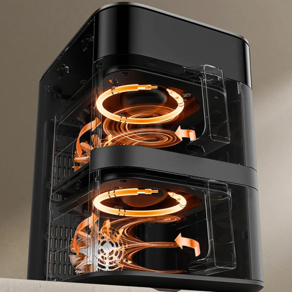 Xiaomi Air Fryer Dual Stack 12L Black | Klikk Malta
