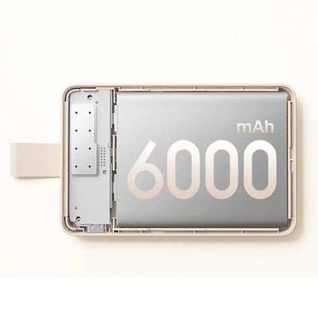 Xiaomi Magnetic Power Bank 6000mAh 15W White | Klikk Malta