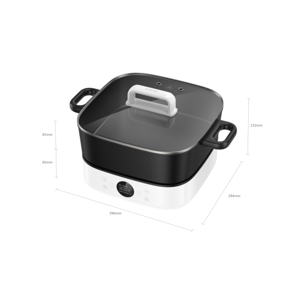 Xiaomi Multifunctional Hot Pot Cooker 6L Black | Klikk Malta