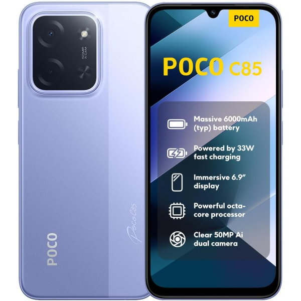 Xiaomi Poco C85 DS 8GB 256GB Purple | Klikk Malta
